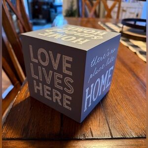 Country decorative sayings box